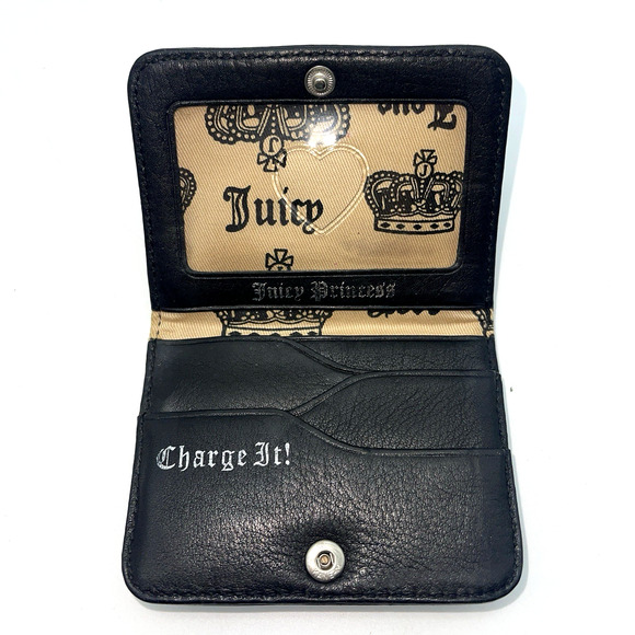 Juicy Couture Wallet Royal Y2K Vintage Mad Money Princess Charge it Velour - Picture 3 of 12